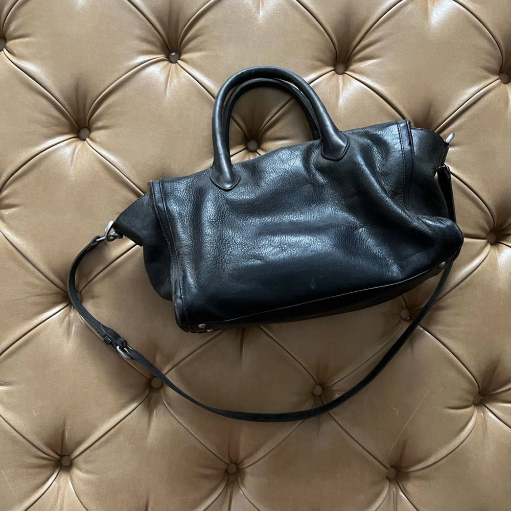 Madewell Large handbag Midnight Gray/Blue Leather